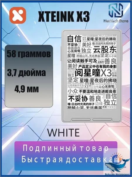 Электронная книга XTEINK X3, белый