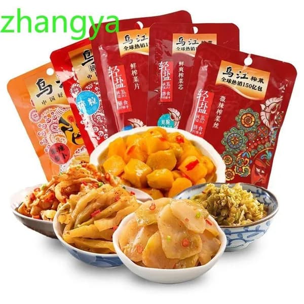 Салат из Морской Капусты Wujiang Микс Овощей Маринованных Пикантный Гарнир