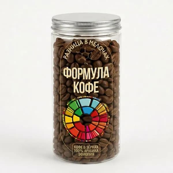 ФОРМУЛА КОФЕ в зернах из Эфиопии, свежеобжаренный, арабика, 200г