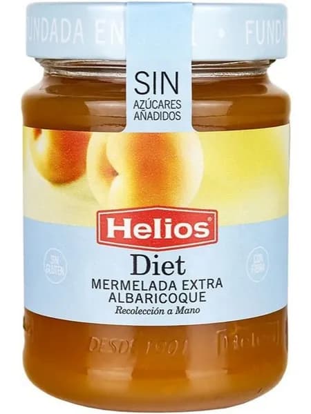 Конфитюр без сахара Helios Extra из абрикоса, 280г