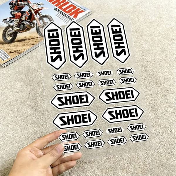 SHOEI Светоотражающие Наклейки На Мотоцикл, Безопасные Декали Для Тюнинга