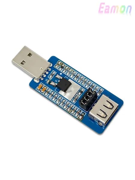 USB-модуль удержания портативного аккумулятора включённым, электронная нагрузка 25/50/75/150 мА (до 300 мА), порт USB-A