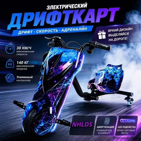 Электросамокат mzm-20260713160335244, синий