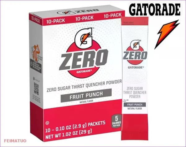 Изотоник Gatorade Thirst Quencher Powder Sticks 10 Pack x 2.9g Фруктовый пунш