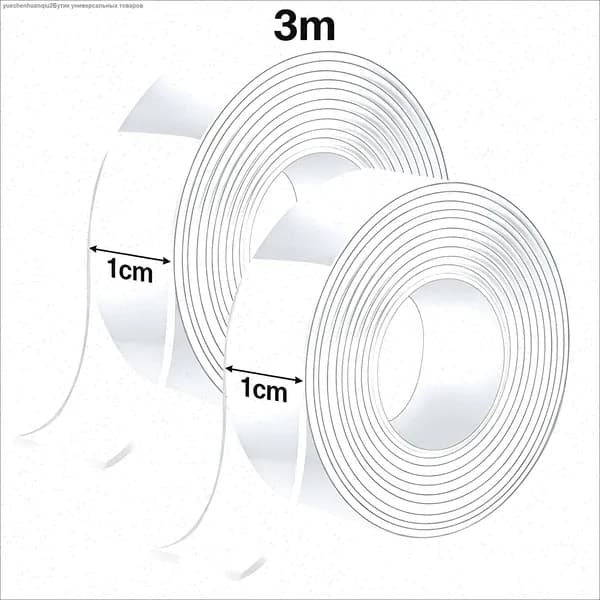Клейкая лента канцелярская 10 мм x 3 м, 1 шт.