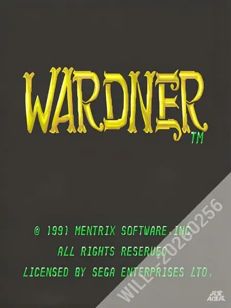 Игровой картридж для приставки 16 bit: Wardner (Английская версия)