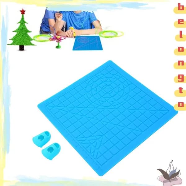 Силиконовый Мат для 3D Дизайна, Гибкий и Удобный, Для Художников