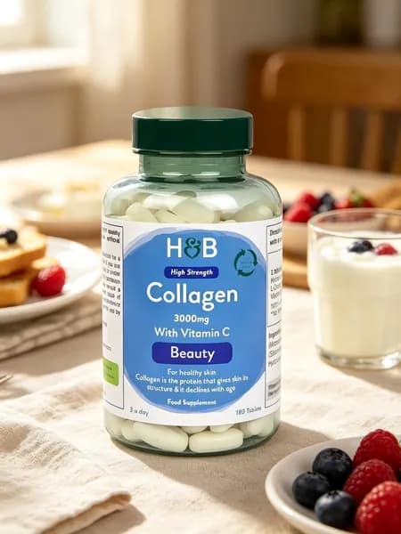 Коллаген Holland & Barrett Bovine Collagen,3000 мг, 180 таблеток из Англии, доставка почтой