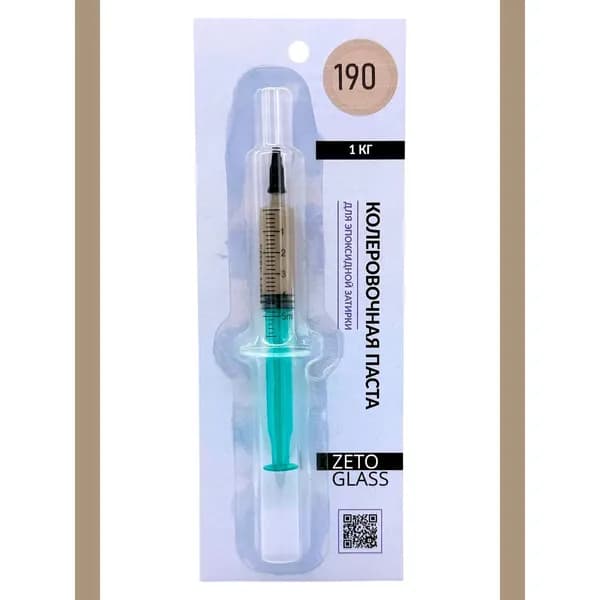 Паста колеровочная для 1 кг эпоксидной затирки / Цвет RAL 1019 / Zetoglass 190 / 4мл