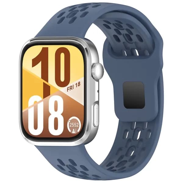 Силиконовый ремешок, подходит для Huawei Fit3/Fit4/Fit4 Pro, дышащий перфорированный ремешок, удобный и дышащий