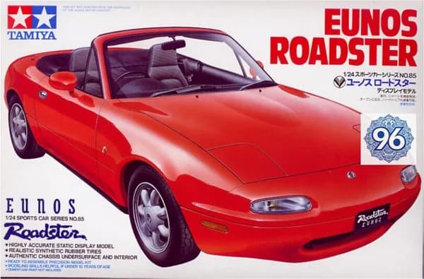 Tamiya 24085 1/24 MX-5 Miata Eunos Roadster Модель сборки автомобильный
