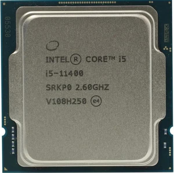 Процессор Socket LGA 1200 Intel Core i5 11400 ( 6 ядер 12 потоков 2600 МГц 2,6 ГГц кэш 12 Мб 65Вт 65W )