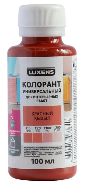 Колорант 0.1 л цвет красный