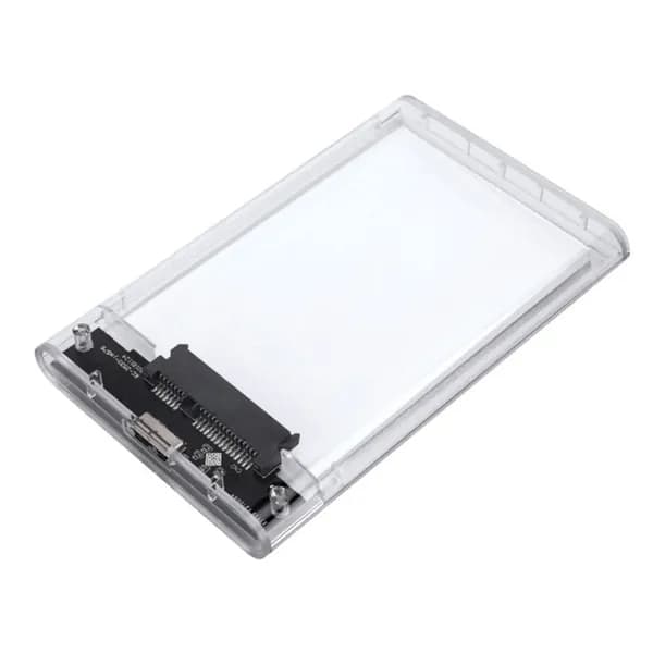 Прозрачный корпус 2,5" для SSD/HDD SATA и USB 3.0