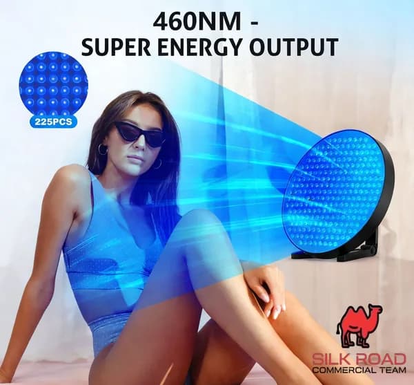 Синяя лампа для загара 50W с креплением