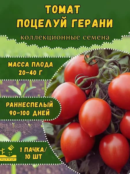 Семена Томата "Поцелуй Герани", 10 семян