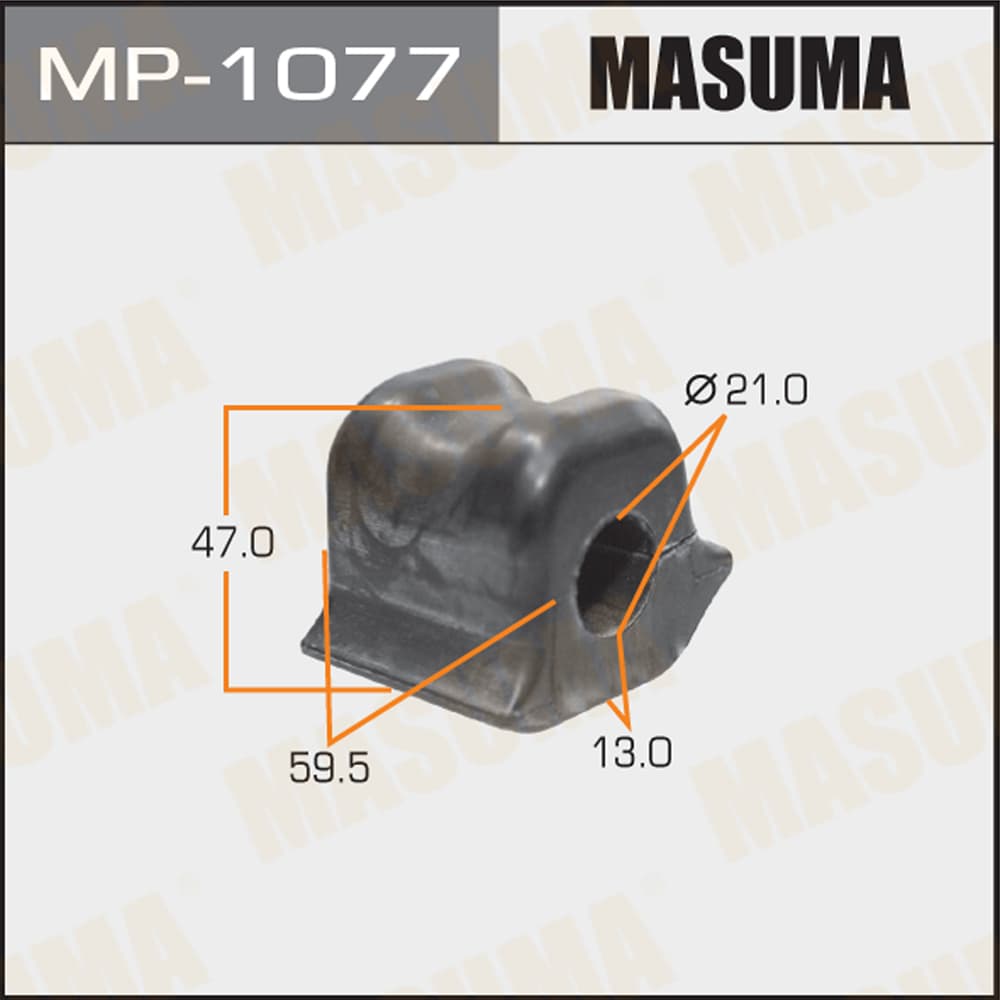 Втулка стабилизатора Toyota Corolla (E150, 180) 09-, Avensis (T270) 08-11 переднего MASUMA правая