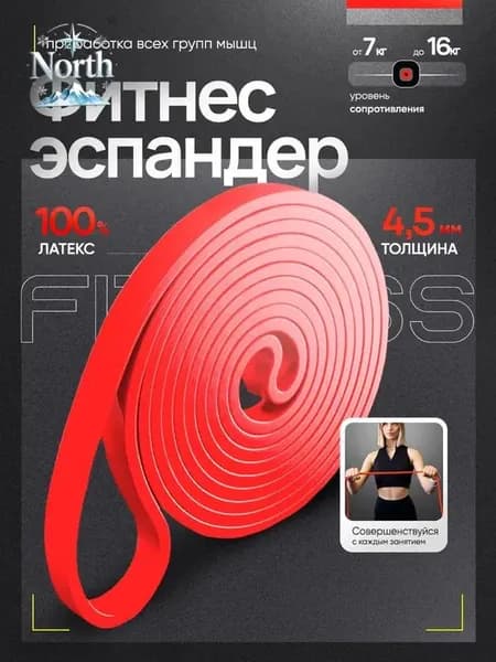 Резинка для подтягивания на турнике, жгут спортивный, фитнес резинка сопротивление 7-16 кг