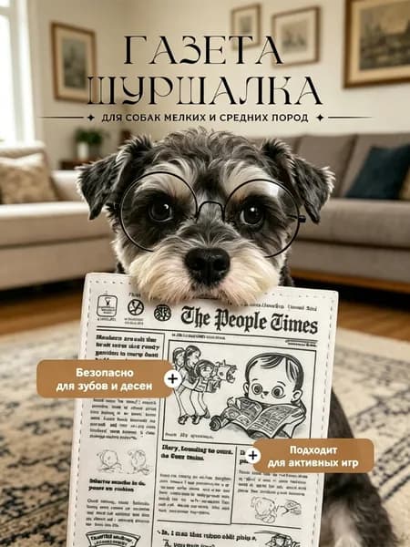 Игрушки для домашних животных,щенков,собак мелких и средних пород, газета шуршалка без наполнителя, крепкая,прочная, антивандальная, неубиваемая, грызунок