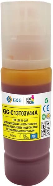 Чернила для печати G&G GG-C13T03V44A 101Y желтый70мл для Epson L4150/L4160/L6160/L6170