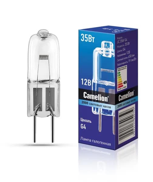 Галогенная лампочка Camelion 35W G4 12V