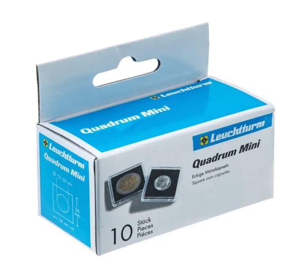 Капсула для монет Leuchtturm QUADRUM Mini 25 мм
