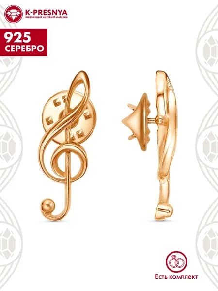 Брошь женская серебро 925, подарок на новый год 2026