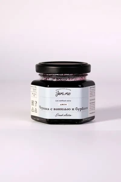 Джем byJam.me "Черника с ванилью и бурбоном", 125г.