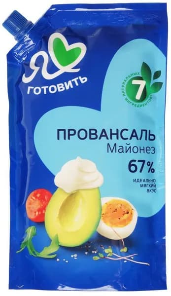 Майонез Московский провансаль классический 67% жир. 390мл