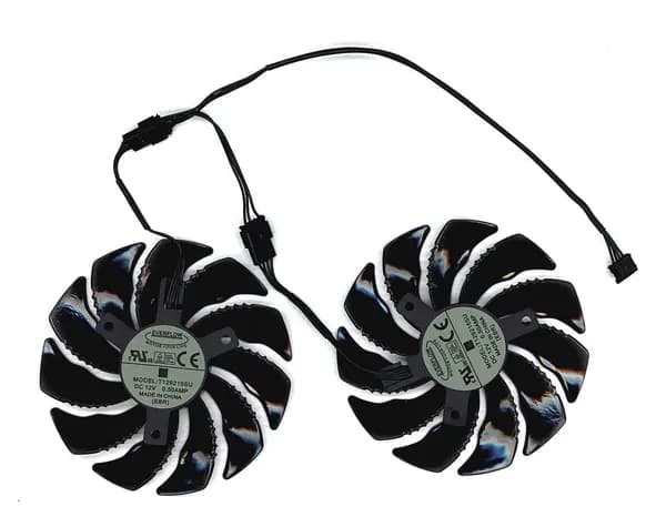 Вентилятор для Gigabyte RX470 MSI GTX1080Ti RX570 RX580 4pin двойной 88мм p/n: PLD10010S12HH