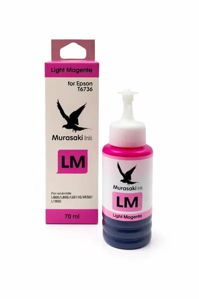 Чернила Murasaki 673 LIGHT MAGENTA для Epson L800, L805, L810, L850, L1800