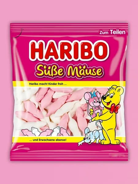 Мармелад HARIBO Sube Mause (Зефирные Мышки) 175г Германия