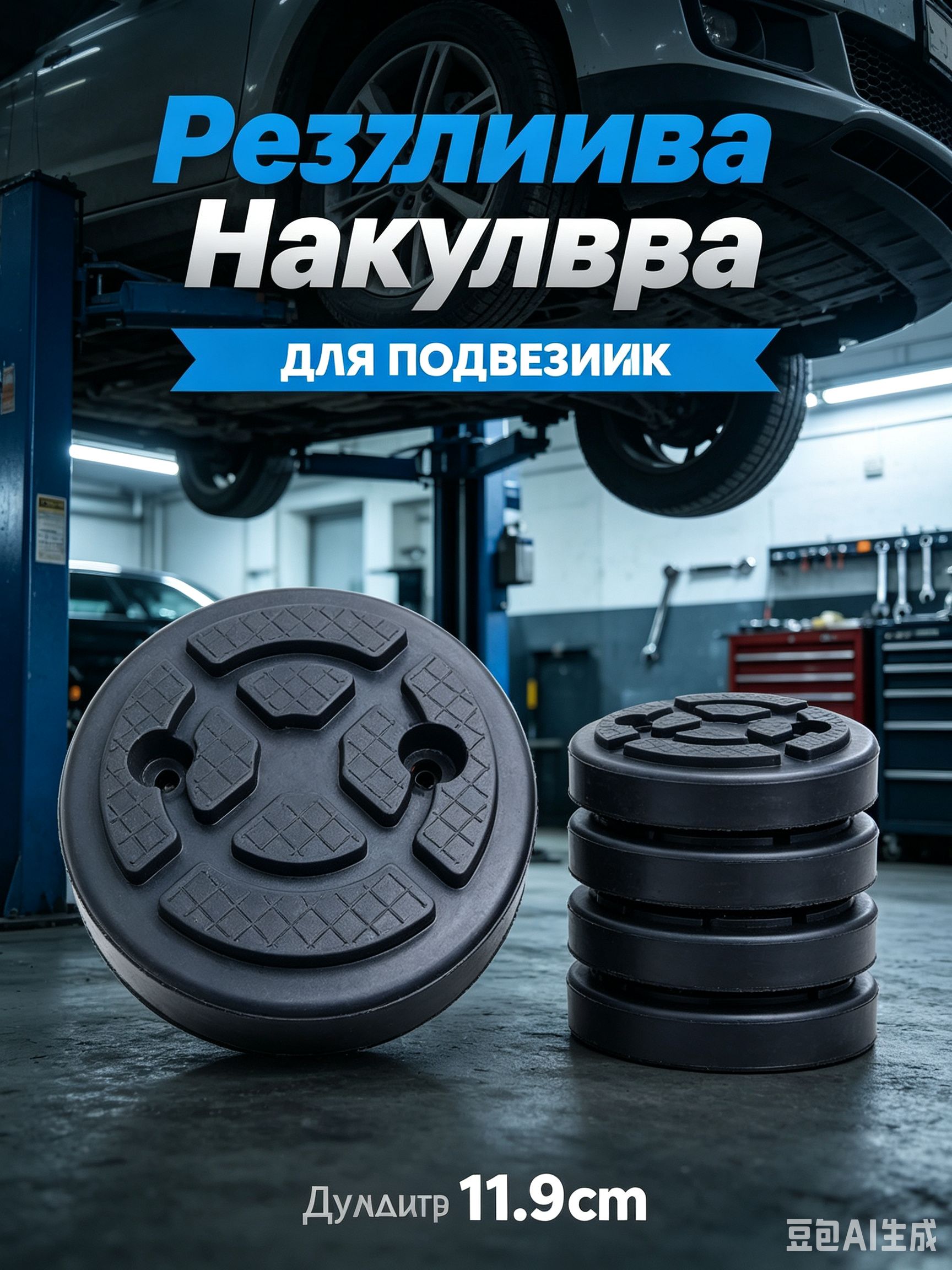 Запчасти для подъемника, нагрузка до 5 т, подъем до 1.1 см