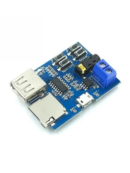 Модуль декодера MP3 без потерь со встроенным усилителем, плеер для TF-карты и USB-флеш-накопителя