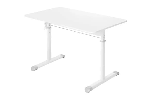 Стол Defender офисный Netis белый 100*60см,В 63-86см,ручной (64785)