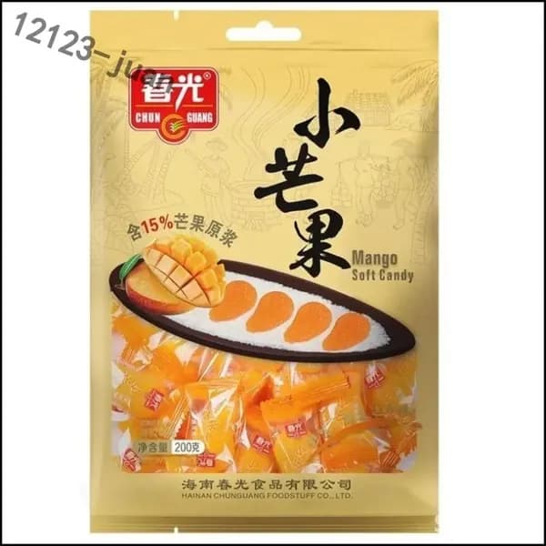 Эксклюзивные жевательные конфеты из манго 200г от Chunguang, фирменное лакомство с Хайнаня Луна