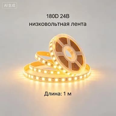 Светодиодная лента 12 Вт, IP20, Теплый белый, 1 шт