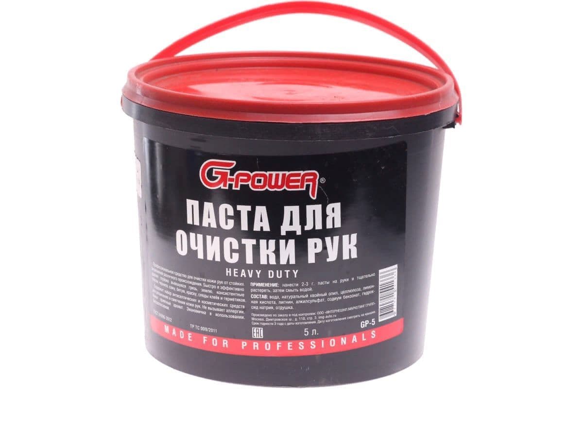 Паста для очистки рук G-POWER 5 л GP-5