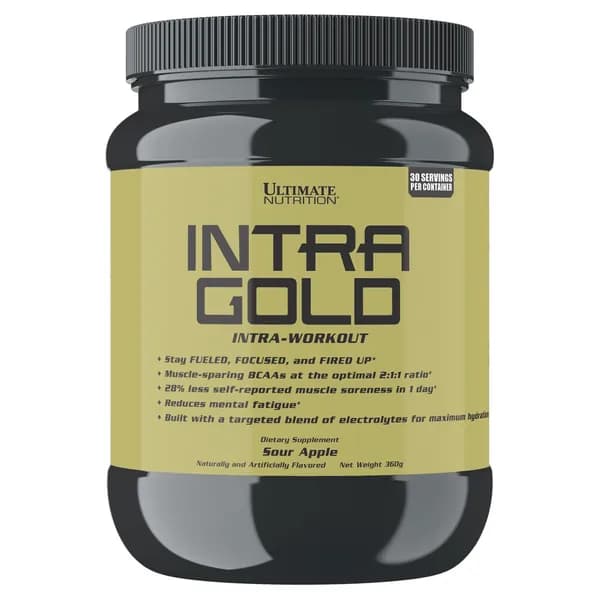 Предтренировочный комплекс Интра Голд 360 гр Кислое яблоко / Ultimate Nutrition Intra Gold