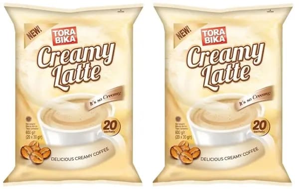 Torabika Кофе растворимый Creamy Latte, 20 пакетиков х 30 гр, 2 упаковки