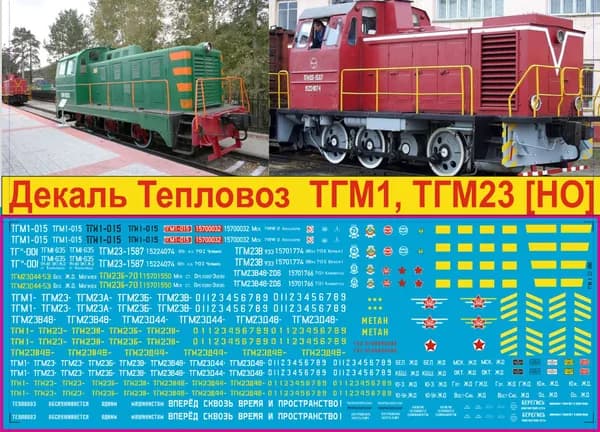 2Д Декаль Тгм1, Тгм23 HO 1:87