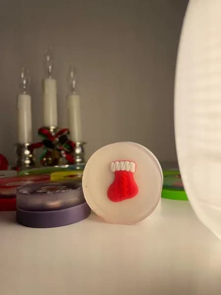 НОВОГОДНЯЯ КОЛЛЕКЦИЯ. Детское мыло "See-Toy" с игрушкой-магнитом. "Сапожок". 1шт.