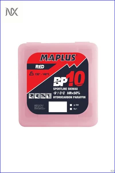 MAPLUS Твердое восковое основание BP10 PERFORMANCE SOLID WAX BASE RED 250g