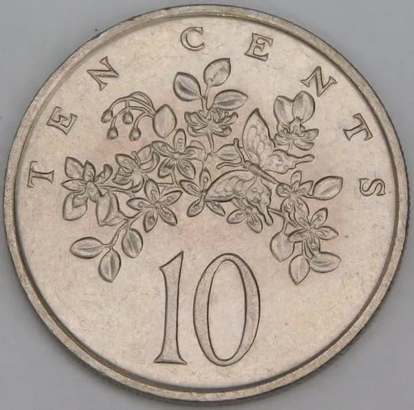 Ямайка 10 центов 1989 КМ47 UNC арт. 62146