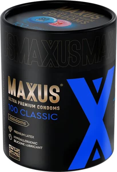 Презервативы Maxus / Максус Classic классические из латекса со смазкой 12шт.