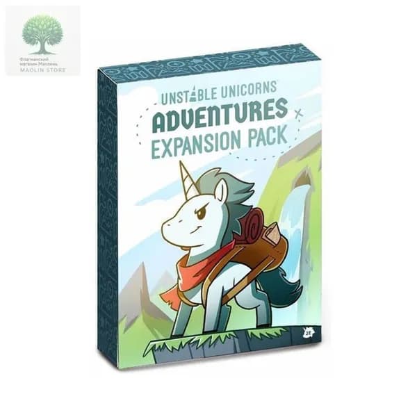 Unstable Unicorns Adventure ExpansionНестабильные Единороги Стратегическая Карточная Игра Для Вечеринок И Развлечений