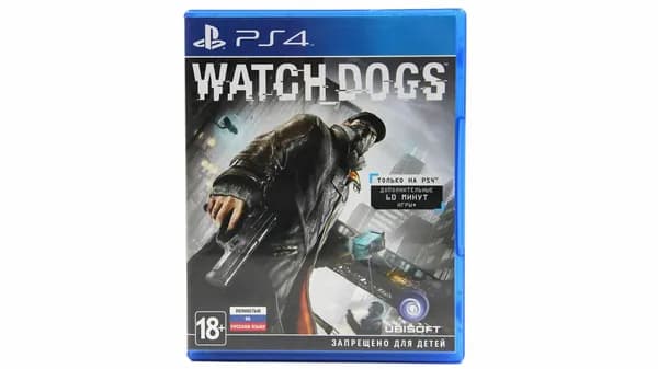 Игра PS4 Игра Watch Dogs (PlayStation 4, PlayStation 5, Русская версия)