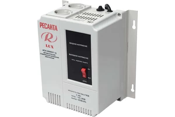 Стабилизатор напряжения Ресанта АСН 2000 Н/1-Ц Lux