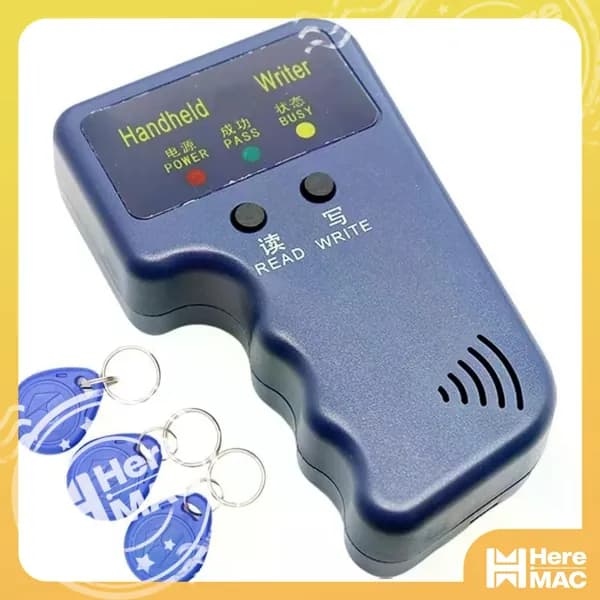 Копировщик ID-карт 125 кГц, Устройство для дублирования ключей-таблеток HEREMAC