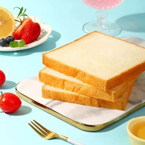 Молочный тост с нежным вкусом молока, хлеб для завтрака, выпечка, снеки